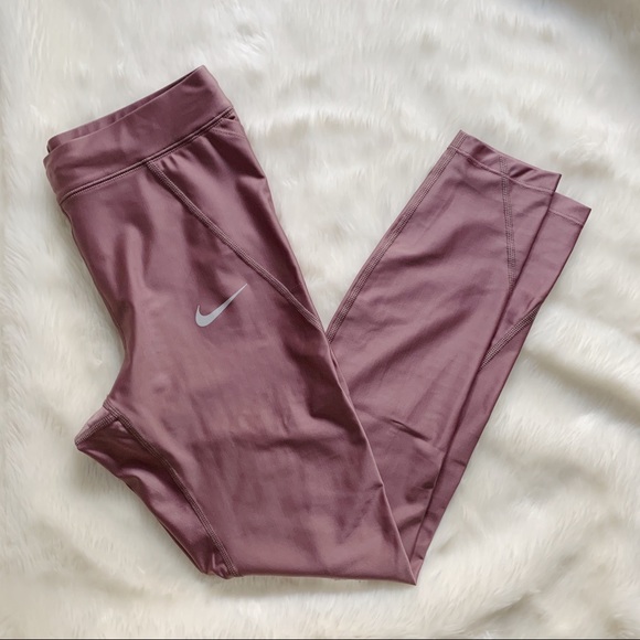 Nike Smokey Mauve Power Speed 7/8 Leggings - Picture 5 of 6
